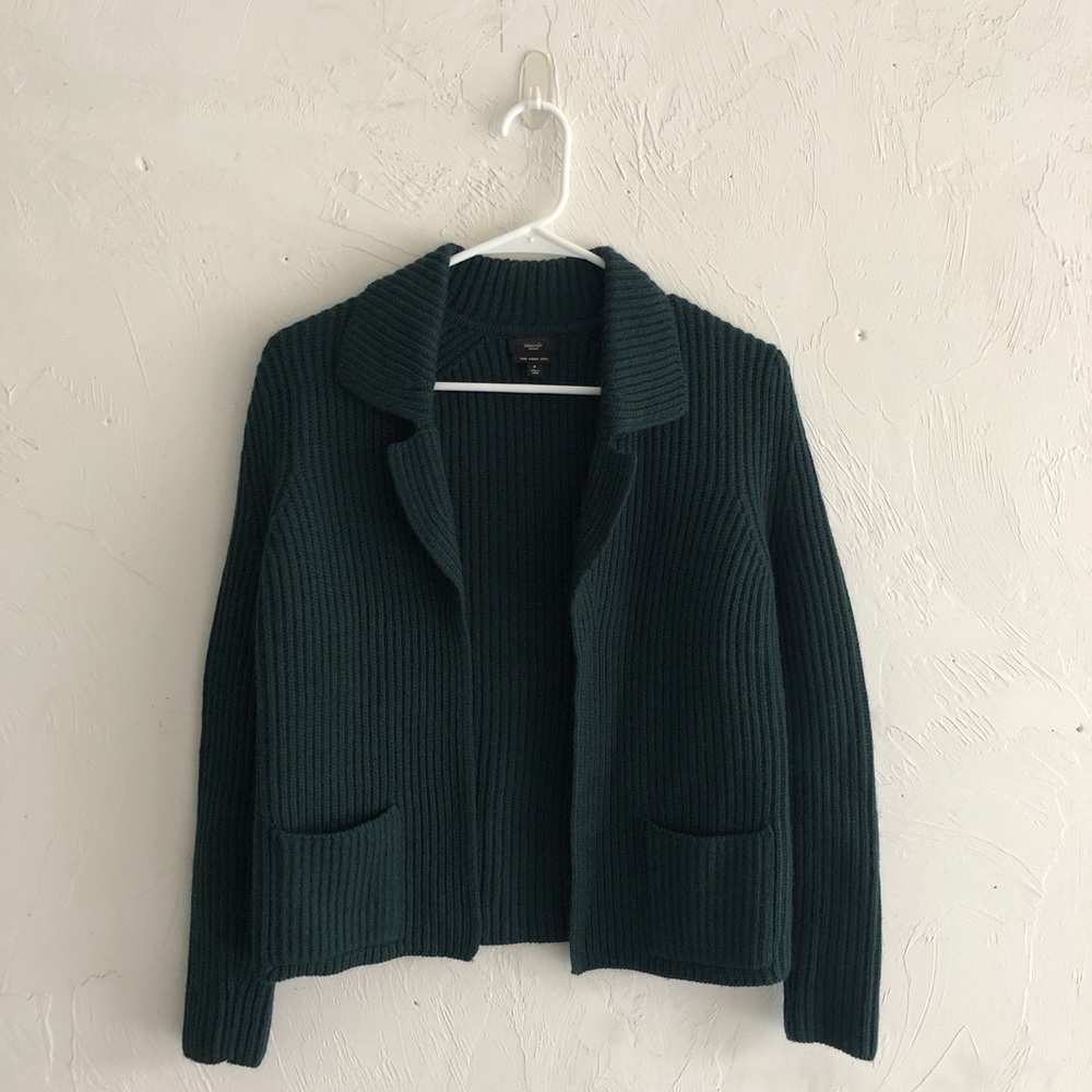 Talbots wool sweater jacket